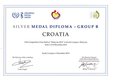Second place and silver medal for its exhibits