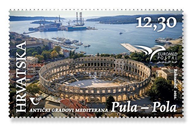 The most beautiful stamp of the Association of Postal Operators of the Mediterranean Countries (PUMed) competition for 2022.
