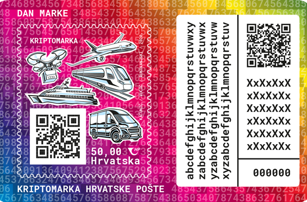 The first Croatian crypto stamp - a combination of philately and modern technology
