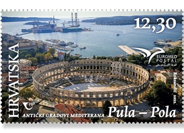 The most beautiful stamp of the Association of Postal Operators of the Mediterranean Countries (PUMed) competition for 2022.